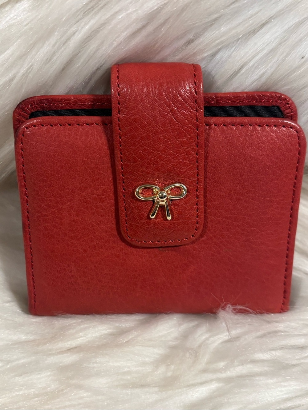 Rolf’s Red Ladies Wallet with Bow